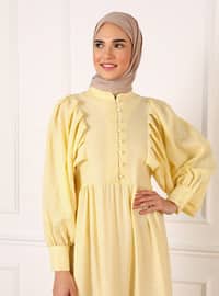 Yellow - Modest Dress
