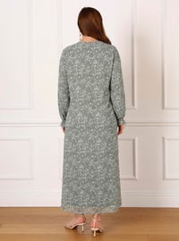 Olive Green - Plus Size Dress