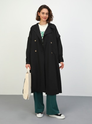 Black - Trench Coat - Benin