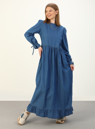 Blue - Modest Dress - Benin