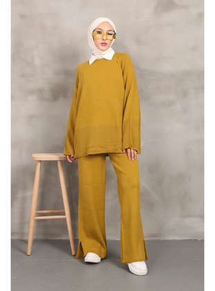 Olive Green - Knit Suits - İmaj Butik
