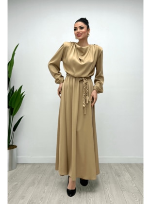 Camel - Evening Dresses - Giyim Masalı