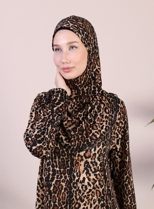 Leopard Patterned - Prayer Clothes - Ferace
