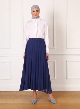 Navy Blue - Skirt - Refka