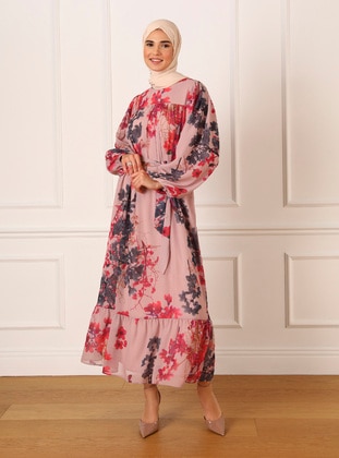 Powder Pink - Modest Dress - Refka