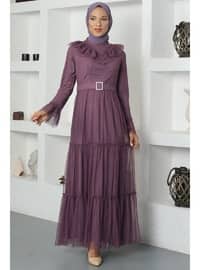 Lavender - Plus Size Evening Dress