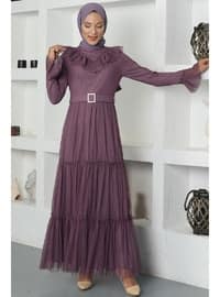 Lavender - Plus Size Evening Dress
