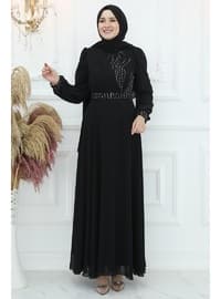 Black - Modest Evening Dress
