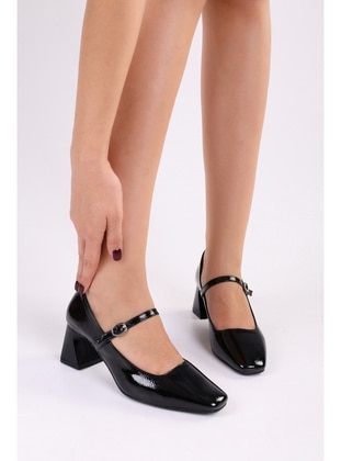 High Heel - 300gr - Black Patent Leather - Heels - Shoeberry