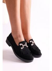 Loafer - 350gr - Black Suede - Casual Shoes