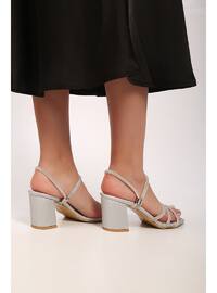 Sandal - Silver color - Slippers
