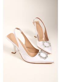 Stilettos & Evening Shoes - White - Heels