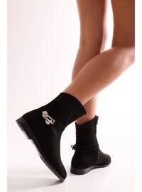 Boot - 450gr - Black Suede - Boots