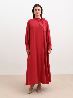 Cherry Color - Plus Size Dress - Alia