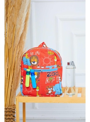 ملون - حقيبة ظهر - حقيبة مدرسية - Aisha`s Design