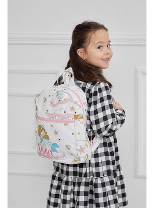 ملون - حقيبة ظهر - حقيبة مدرسية - Aisha`s Design