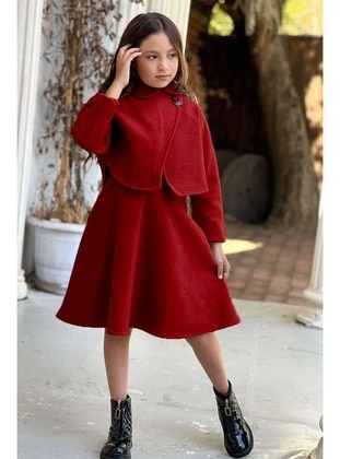 Red - Girls` Dress - Riccotarz