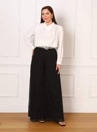 Black - Plus Size Pants