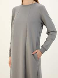 Grey - Modest Dress