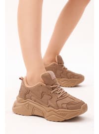 Beige Suede - Sports Shoes