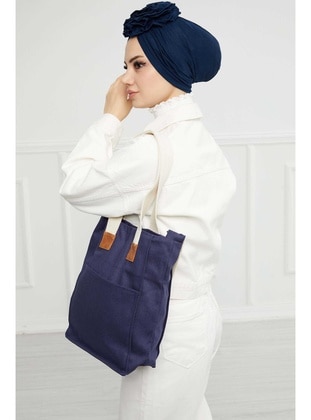 Navy Blue - Shoulder Bags - Aisha`s Design