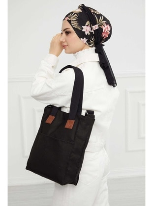 أسود - الكتف‎ حقائب - Aisha`s Design
