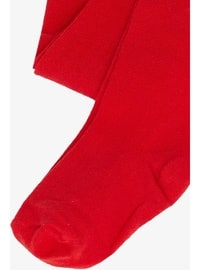 Red - Girls` Socks