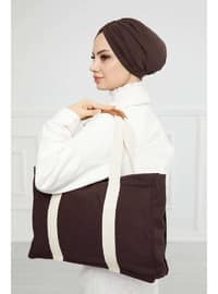 Dark Coffe Brown - Shoulder Bags