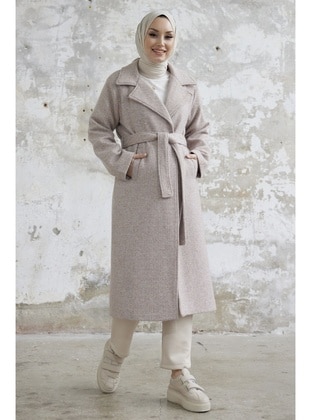 Milky Brown - Fully Lined - Coat - InStyle