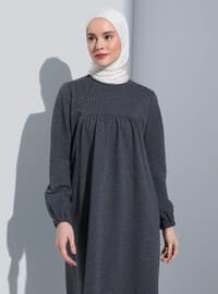 Grey - Plus Size Dress