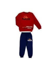 Red - Boys` Tracksuit