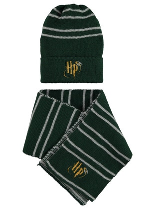 أخضر - قبعات وقبعات صوف أطفال - Harry Potter