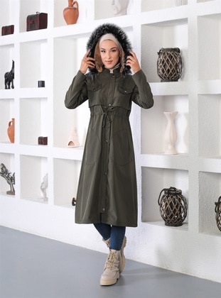 Misskayle Khaki Coat