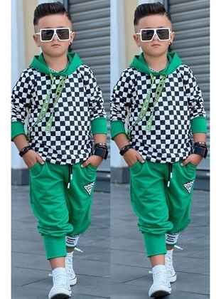 أخضر - ملابس رياضية سفلية للأولاد - Riccotarz