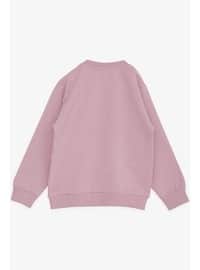 Dusty Rose - Girls` Sweatshirt