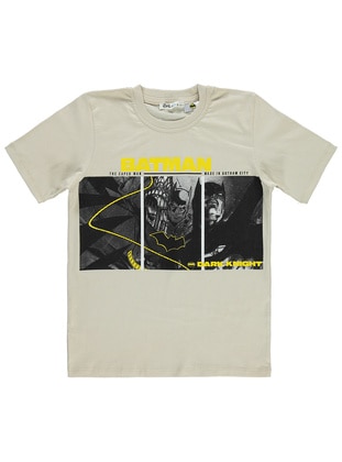 Stone Color - Boys` T-Shirt - BATMAN