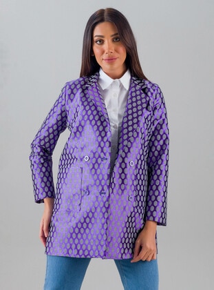 Purple - Jacket - Sahra Afra