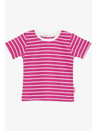 Fuchsia - Girls` T-Shirt - Breeze Girls&Boys