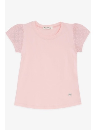 Powder Pink - Girls` T-Shirt - Breeze Girls&Boys