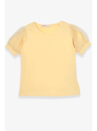 Yellow - Girls` T-Shirt - Breeze Girls&Boys