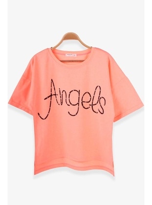 Neon Orange - Girls` T-Shirt - Breeze Girls&Boys