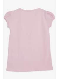 Powder Pink - Girls` T-Shirt