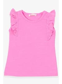 Neon Pink - Girls` T-Shirt