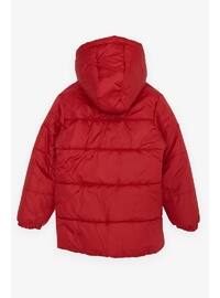 Red - Boys` Coat