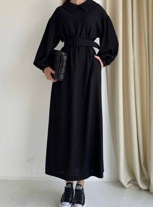 Black - Modest Dress - Esre Store