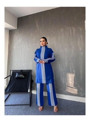 Blue - Knit Suits - Maymara