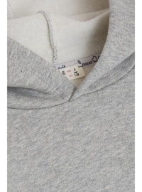 Grey - Girls` Sweatshirt