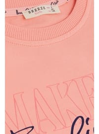 Salmon - Girls` Sweatshirt