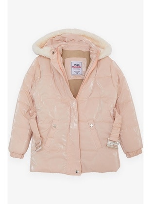 Powder Pink - 300gr - Girls` Coat - Vivline