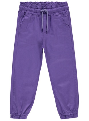 Purple - Girls` Pants - Civil Girls